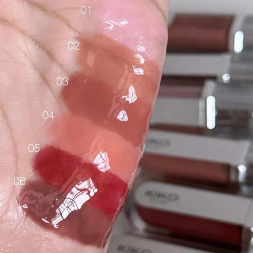 3D Ginger Plumping Lip Gloss Liquid Lip Glaze Transparent Lipgloss Mirror Lipstick Nourishing Glossy Full Lips Not Fading Makeup