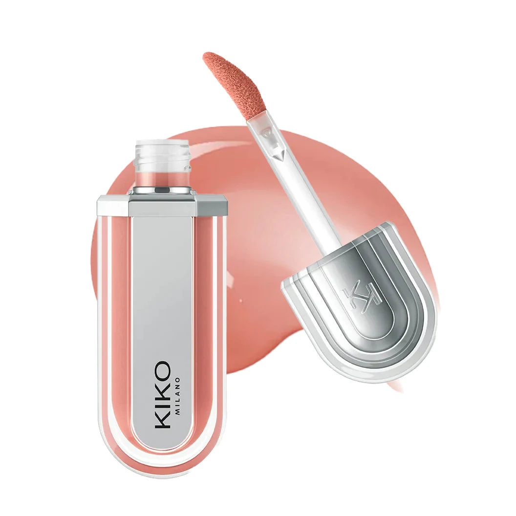 3D Ginger Plumping Lip Gloss Liquid Lip Glaze Transparent Lipgloss Mirror Lipstick Nourishing Glossy Full Lips Not Fading Makeup